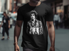Load image into Gallery viewer, Vintage Musician Graphic Tee Black T-shirt Product