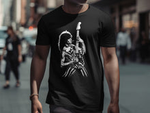 Load image into Gallery viewer, Retro Rock Guitarist Graphic Print T-Shirt