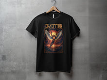 Load image into Gallery viewer, Led Zeppelin Angel Wing Illustration Graphic T-Shirt