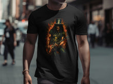 Load image into Gallery viewer, Fiery Guitarist Artwork Short Sleeve T-shirt product