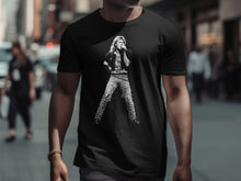 Load image into Gallery viewer, Vintage Rockstar Print Men's Graphic T-Shirt