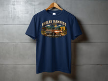 Load image into Gallery viewer, Shelby Hamfest 70 Years On The Air 1957-2026 Shelby, North Carolina graphic.