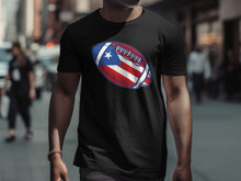 Load image into Gallery viewer, Stylish Black T-Shirt with American Football Design