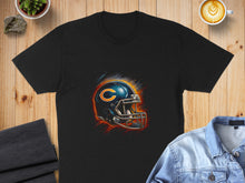 Load image into Gallery viewer, Electric Football Helmet Design Graphic Tee Shirt