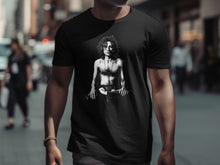 Load image into Gallery viewer, Iconic Rock Star Graphic Black Tee T-shirt