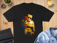 Load image into Gallery viewer, Vibrant Knight with Rose Graphic T-Shirt