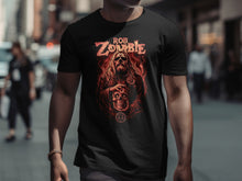 Load image into Gallery viewer, Rob Zombie Graphic Design Black T-shirt