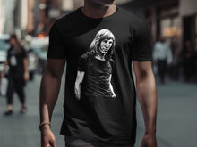 Load image into Gallery viewer, Iconic Black and White Musician Graphic T-Shirt