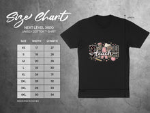 Load image into Gallery viewer, Chic 'Teach' Educator Graphic T-Shirt