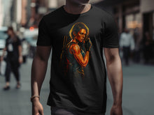Load image into Gallery viewer, Intense Warrior Character Design T-Shirt