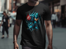 Load image into Gallery viewer, Mega Man Inspired Charged Up Art Graphic T-Shirt