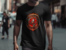 Load image into Gallery viewer, Tampa Bay Buccaneers Fiery Logo Graphic T-Shirt