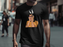 Load image into Gallery viewer, Surprised Cartoon Character Print Graphic Tee Shirt