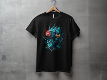 Load image into Gallery viewer, Electrifying Action Hero Graphic T-Shirt for Fans