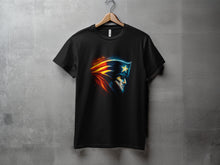 Load image into Gallery viewer, Graphic Print Hero Face Design Black T-shirt