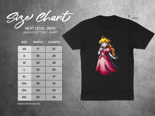 Load image into Gallery viewer, Black T-shirt with Princess in Pink Dress Graphic