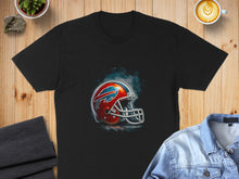 Load image into Gallery viewer, Buffalo Themed Football Helmet Art T-Shirt