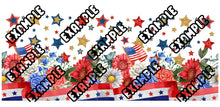 Load image into Gallery viewer, 4th of July UV DTF Wrap #129