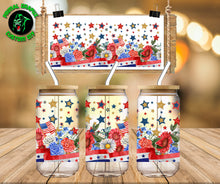 Load image into Gallery viewer, 4th of July UV DTF Wrap #129