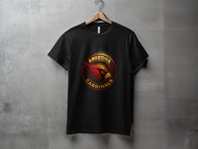 Load image into Gallery viewer, Arizona Cardinals Black T-Shirt with Bold Team Logo
