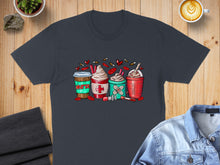 Load image into Gallery viewer, Four illustrated coffee drinks with nurse-themed accents.