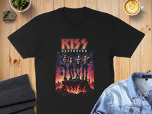 Load image into Gallery viewer, KISS Destroyer Album Art Graphic T-Shirt Product