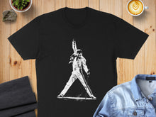 Load image into Gallery viewer, Iconic Performer Pose Graphic Black Apparel Product