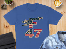 Load image into Gallery viewer, P-47 Thunderbolt Vintage Flag Graphic T-Shirt