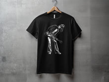 Load image into Gallery viewer, Guitarist Graphic Design Black T-shirt product