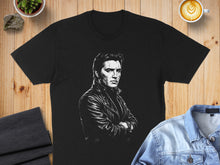 Load image into Gallery viewer, Classic Rock Icon Portrait Graphic Printed T-shirt