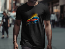 Load image into Gallery viewer, Vibrant Charging Buffalo Graphic Tee Shirt for Casual Wear