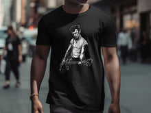 Load image into Gallery viewer, Stylish Musician with Guitar Graphic T-shirt