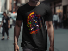 Load image into Gallery viewer, Retro Comic Character Design Black T-Shirt