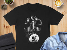 Load image into Gallery viewer, The Who Black Graphic Vintage Band Tee Shirt
