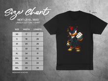 Load image into Gallery viewer, Bold Graphic Shadow Character Unisex Cotton T-Shirt