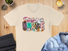 Load image into Gallery viewer, Cream t-shirt with "Future Nurse" graphic and medical supplies.
