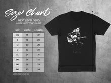 Load image into Gallery viewer, Classic Guitarist Design Unisex Next Level 3600 T-Shirt