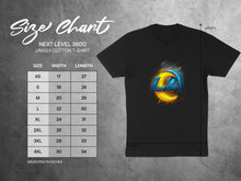 Load image into Gallery viewer, Next Level 3600 Size Chart Unisex Cotton T-Shirt