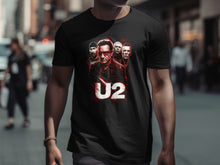 Load image into Gallery viewer, U2 Band Graphic T-Shirt with Bold Design