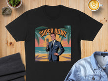 Load image into Gallery viewer, Super Bowl Graphic Tee with Vintage Sunset Design