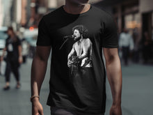 Load image into Gallery viewer, Vintage Musician Graphic Print Short Sleeve T-Shirt
