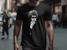 Load image into Gallery viewer, Iconic Retro Musician Smoking Graphic Tee