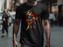 Load image into Gallery viewer, Action-Packed Fighting Game Character T-Shirt Product