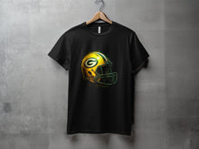 Load image into Gallery viewer, Green Bay Football Helmet Graphic T-Shirt for Fans