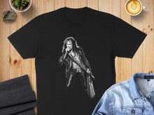 Load image into Gallery viewer, Rock Legend Graphic Illustration Black T-shirt