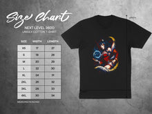 Load image into Gallery viewer, Captivating Fantasy Graphic on Black Unisex T-Shirt
