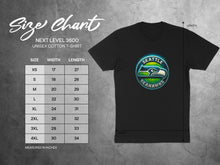 Load image into Gallery viewer, Seattle Seahawks Unisex Cotton T-Shirt Navy Blue Tee