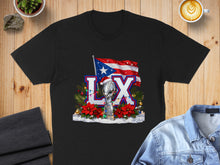 Load image into Gallery viewer, Colorful LX Puerto Rican Flag Christmas T-Shirt
