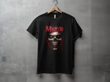 Load image into Gallery viewer, Misfits Skull Graphic Black Short Sleeve Shirt