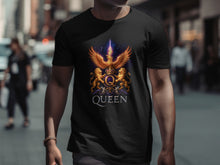 Load image into Gallery viewer, Queen Phoenix and Lion Crest Graphic T-Shirt